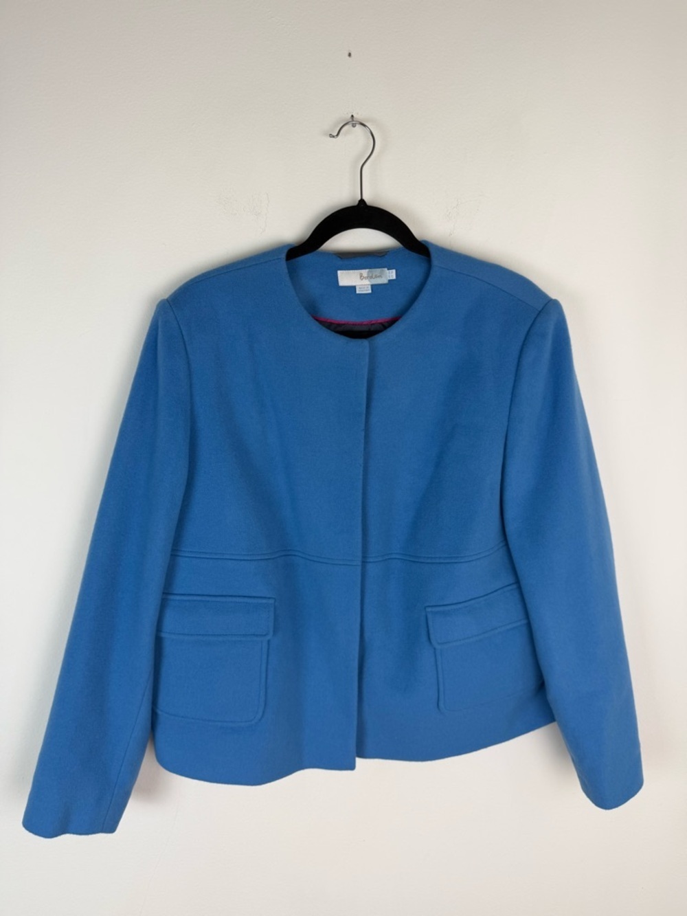 Boden Blue Lady Jacket Blazer Size 16